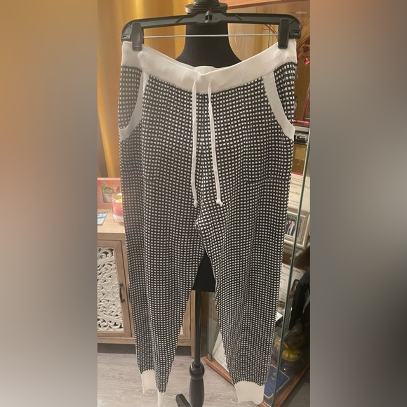 GRITTY SOUL Boutique Silver Sequins Jogging Set NWOT Retail$85 Size XXL - Picture 4 of 6